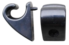 Pair Of Sun-Visor Retaining Hooks 67-72 Chevy/GMC Pickup (Key Parts #0849-002)