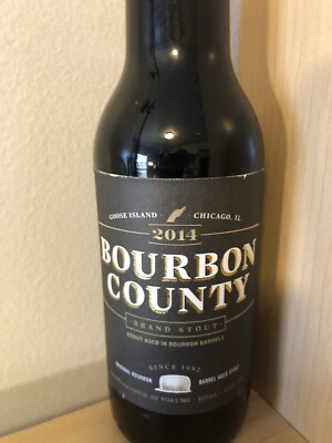 2014 Goose Island Bourbon County **Empty** Cellar Stored