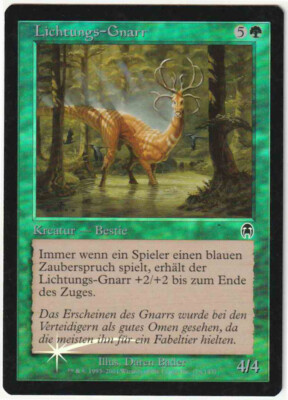 MTG Magic Lichtungs-Gnarr Apocalypse Englisch (Glade Gnarr) FOIL EX