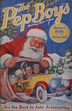 1960 PEP BOYS  Manny Moe Jack SANTA'S AIDS ADVERT.  5x7 REPRINT