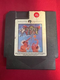 LOT 2 VINTAGE GAMES for NINTENDO NES VOLLEYBALL r.b.i. BASEBALL Tengen T11