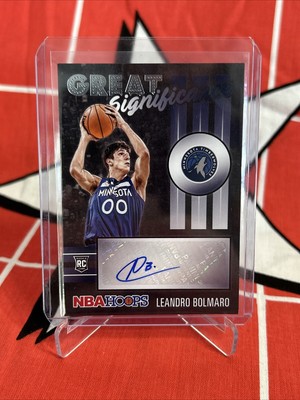 2020-21 Hoops Leandro Bolmaro RC Great Significance Rookie Auto