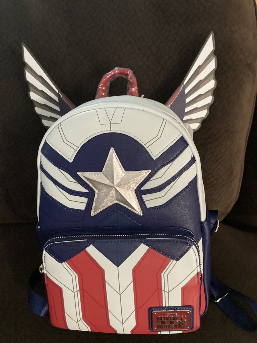 Disney Marvel Winter Soldier Loungefly Backpack | eBay