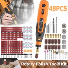 48pcs Abrasive for Dremel Rotary Tool Accessories Grinding Sanding Polishing Set