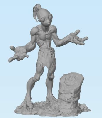 Abe Oddworld Figur / Modell / Garage Bausatz, Fan Art Oddysee - Exoddus - Soulstorm