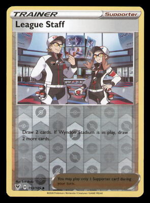 League Staff SWSH04: Vivid Voltage #153/185 Uncommon Reverse Holo LP