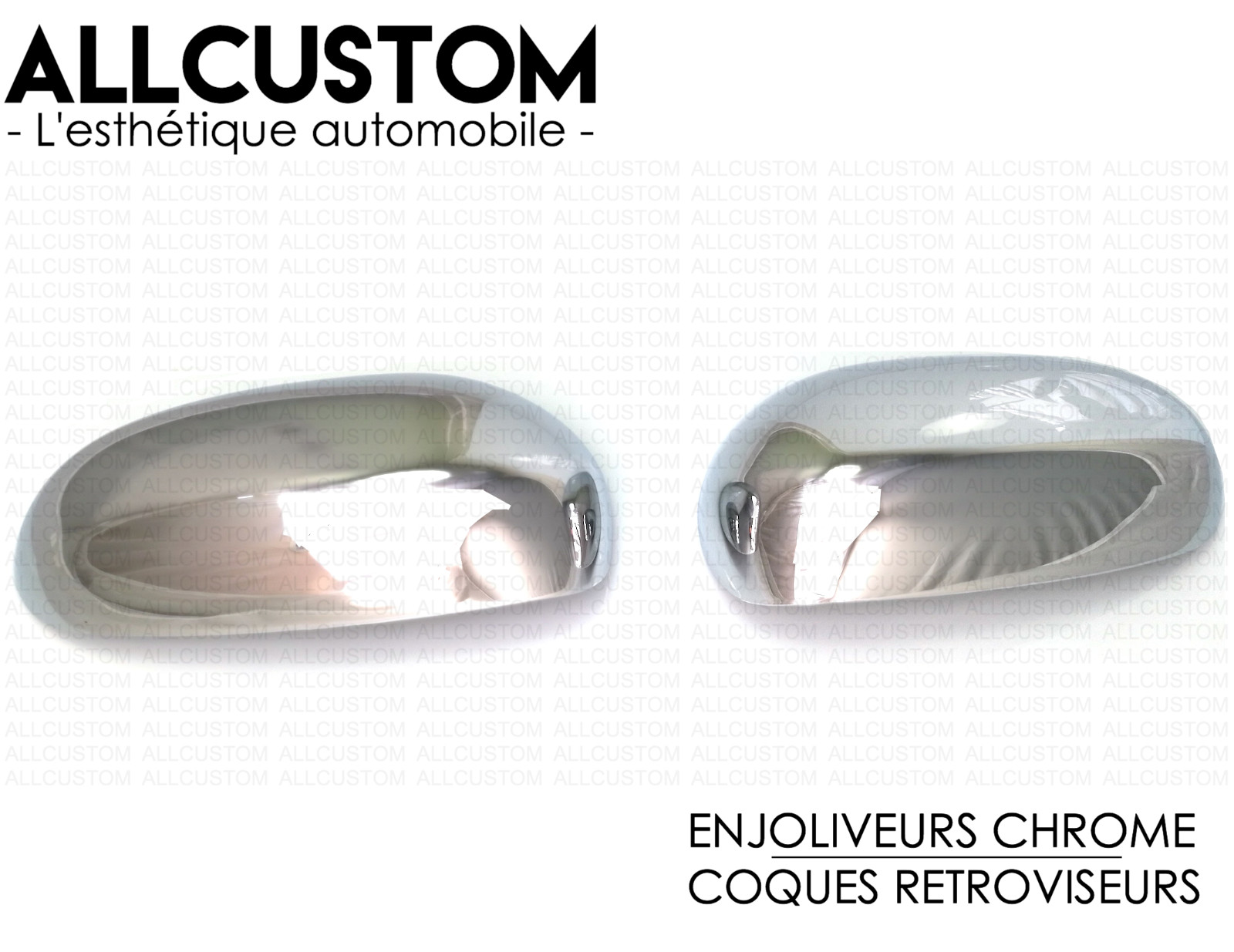 Coques de rétroviseur chromées pour Jaguar XK V8 l'élégance ultime sur route