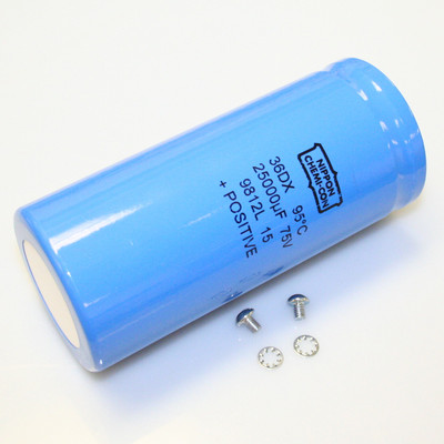チーフ　カリブ 25000uF 75V NOS 36DX253G075CF2A Power Amplifier Filter
