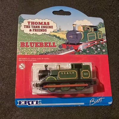 Thomas the Tank Engine Bluebell Ertl #4569 New Sealed Diecast Train MOC On Card