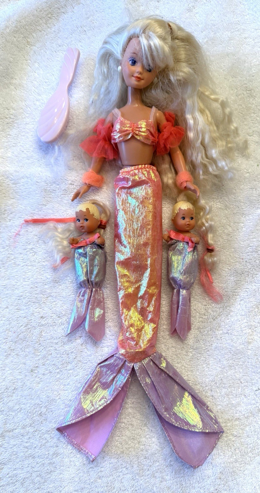 10506 VINTAGE Barbie 1993 MERMAID SKIPPER and the SEA TWINS 