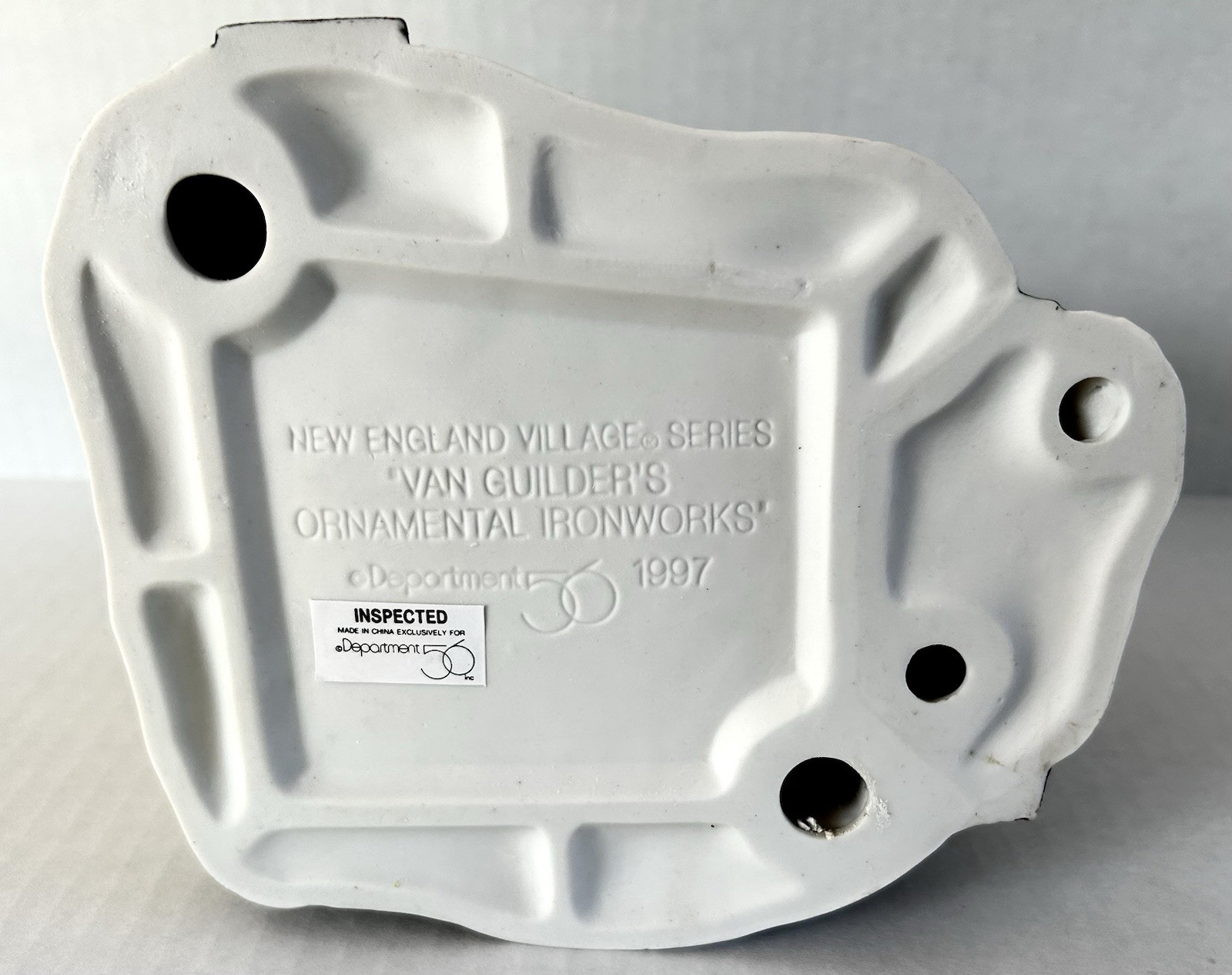 Dept 56 New England Christmas Village Van Guilder's Ornamental Ironworks #56577 thumbnail 10