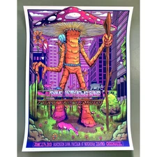 *REAL* Dave Matthews Band Chicago Concert Poster AE x/95 Jim Mazza 2025 Signed