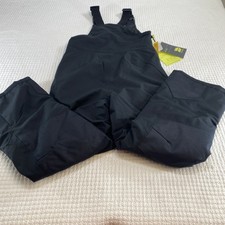 NEW All in Motion Ski Snow Sports Bib Overalls Black Kids Size Medium 8