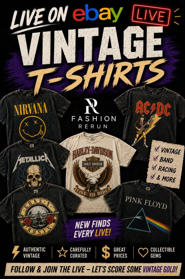 Vintage Tee Flash Sale! Starting at $8 + Free Shipping — Don’t Miss Out!