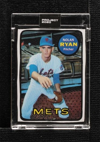 2020 Topps Project 2020 1969 Topps /64629 Nolan Ryan Joshua Vides #87 HOF