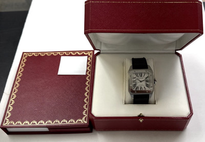 Cartier Santos Stainless Steel 2656 W20076x8 38mm Men's Watch