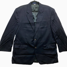 Ralph Lauren Blazer Mens 40-42R Navy Blue 2 Buttons Jacket