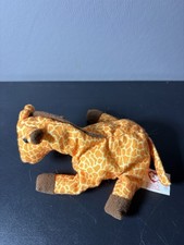 Rare Ty  Twigs  Teenie Beanie Babies Plush Toy 1993 Giraffe - Tag Errors
