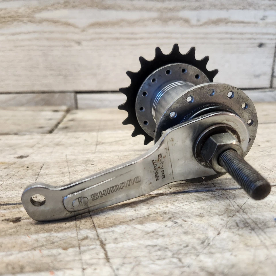 1970s Old School BMX Bike Shimano D-Type Coaster Brake Rear Hub 28 H Mongoose - Image 2 of 4