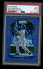2021 Prizm#19 KEN GRIFFEY JR. Blue Mojo Prizm /199 Color Match PSA 9 MiNT  LQQK