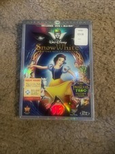 Snow White and the Seven Dwarfs DVD,/Blu Ray 2009, 3-Disc Set W/Slip New