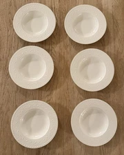 Villeroy & Boch Cellini 6 Rimmed Soup/ Pasta Bowls 9-3/8” Renaissance Design