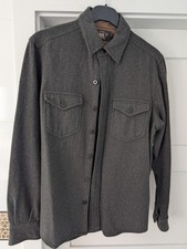 RRL (S) Arbeitshemd Wollmischung olivgrün