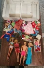 Vintage Quick Curl Tan Barbie TLC Lot With Clothes Accessories & Case