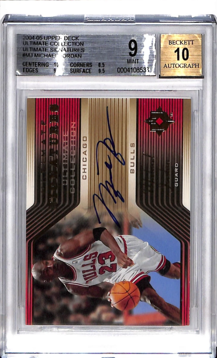 Michael Jordan Beckett Grading Services (BGS) Basketball Grade 10 