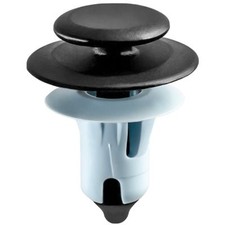 25 Door Trim Panel Push-Type Clip Black/Blue Nylon Compatible with