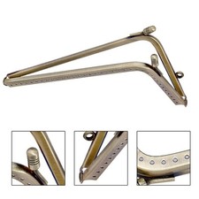 Bronze Beauty Classic Metal Purse Frame for Handcrafted Projects 66 chars 