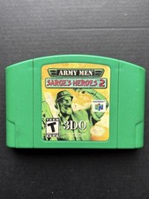 Army Men: Sarge's Heroes 2 (Nintendo 64, 2000) N64 Authentic Untested