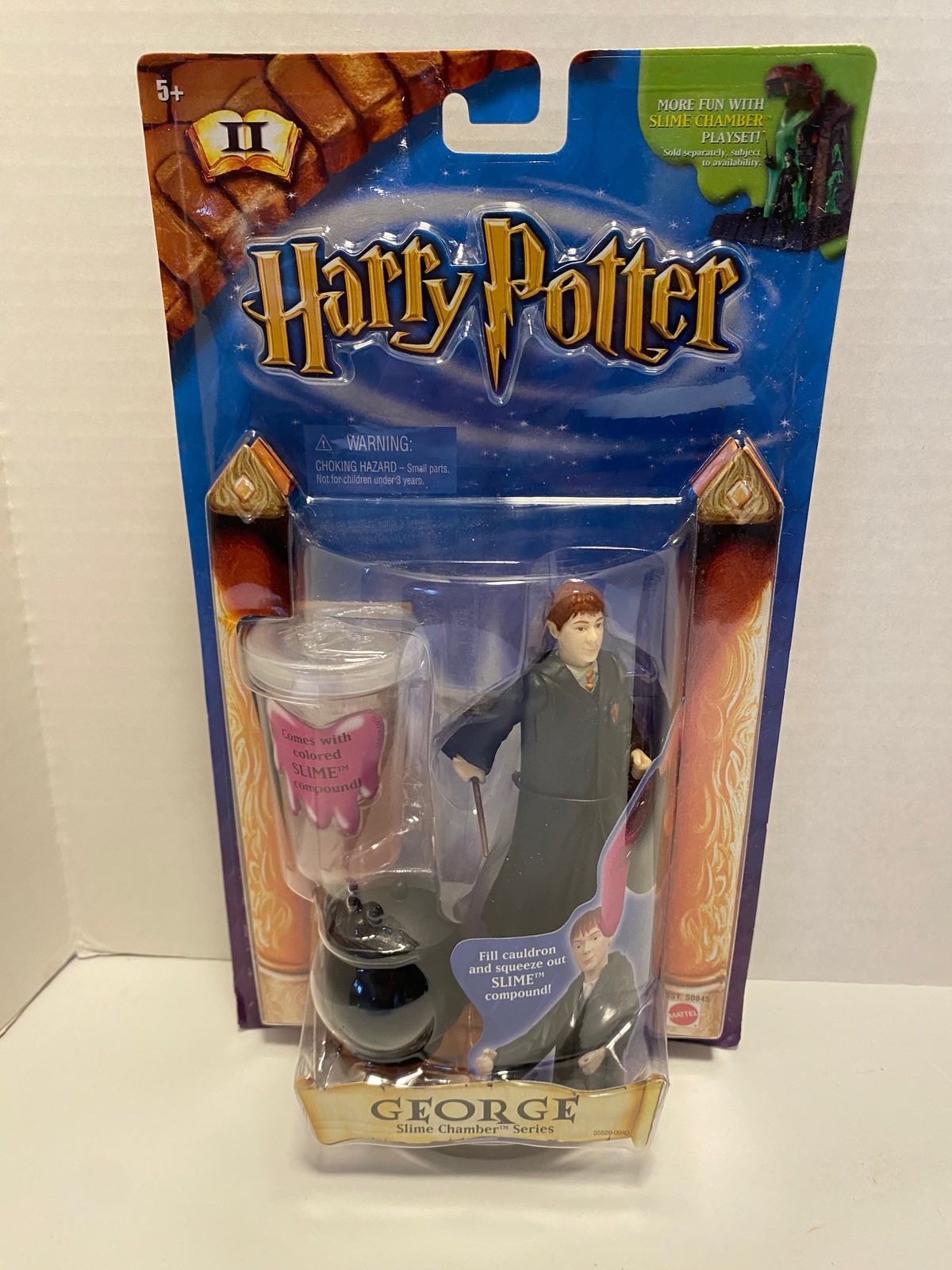 Harry Potter Slime Chamber Series Geroge Figure Mattel 2001
