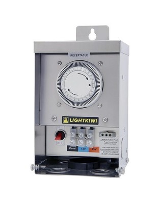 Lightkiwi  MultiTap Outdoor Low Voltage Landscape Lighting Transformer 75W