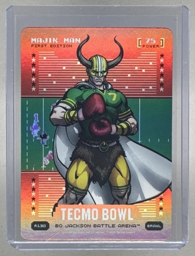Don Majkowski Majik Man 2026 Bo Jackson Tecmo Bowl #R130 Red First Edition