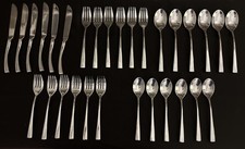 Knork Curve Collection Flatware, 30 Piece Set...
