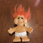 I.T.B. Trolls Vintage 1991 Doll Orange Hair White Underwear — photo 1