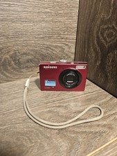 Samsung Digimax L100 8.2MP Digital Camera Red. UNTESTED