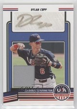 2023 Panini USA Baseball Stars & Stripes Materials Dylan Cupp #18U-DC Auto sc8