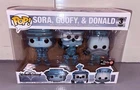 New Funko Pop Disney 3-Pack Sora Goofy Donald Tron Kingdom Hearts GameStop