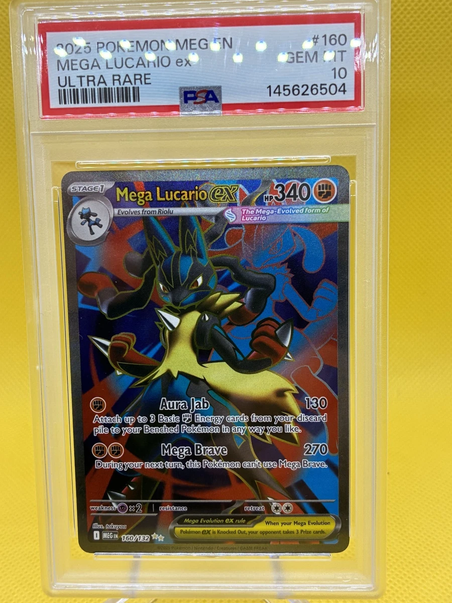 Lucario Pokémon TCG Professional Sports Authenticator (PSA