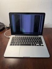 CRACKED SCREEN Apple MacBook Pro 13" Intel Core i5-5257U 2.70GHz 8GB RAM Laptop