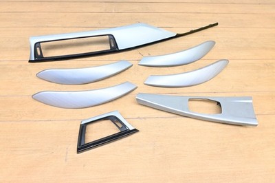 12-20 BMW F30 F32 F33 F36 Interior Dash Door Brushed Aluminum Trim Set OEM