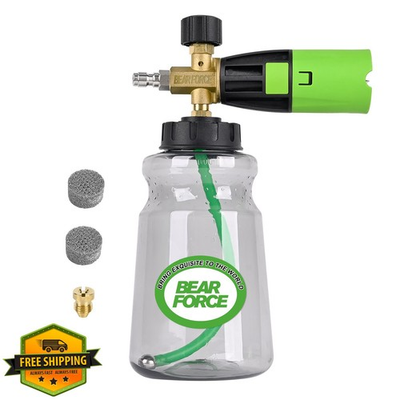 #ad #ad BEAR FORCE Pressure Washer Foam Cannon Pro 34oz Snow Blaster $55.80