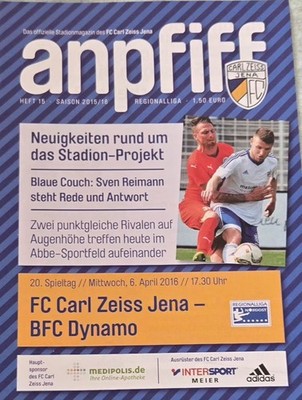 2015/16 Reg Nord Ost FC Carl-Zeiss-Jena - BFC Dynamo Berlin