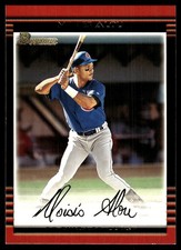 Moises Alou 2002 Bowman #98 Chicago Cubs MLB READ FREE SHIPPING AutographDen