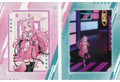 Hololive Cyberpunk Postcard Set Koyori, Watson, Pekora, Sui Sea, 18cm