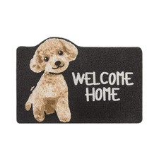 Cute Dog Pattern Front Door mat, Available for Indoor and Outdoor Entrance, R...