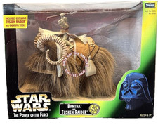 Star Wars Power of the Force Bantha & Tusken Raider 1998 Kenner Figure Set MIB
