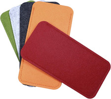 5 Colors Portable Felt Eyeglass Pouch Case Reading Glasses Bag Soft Slip in Sung
